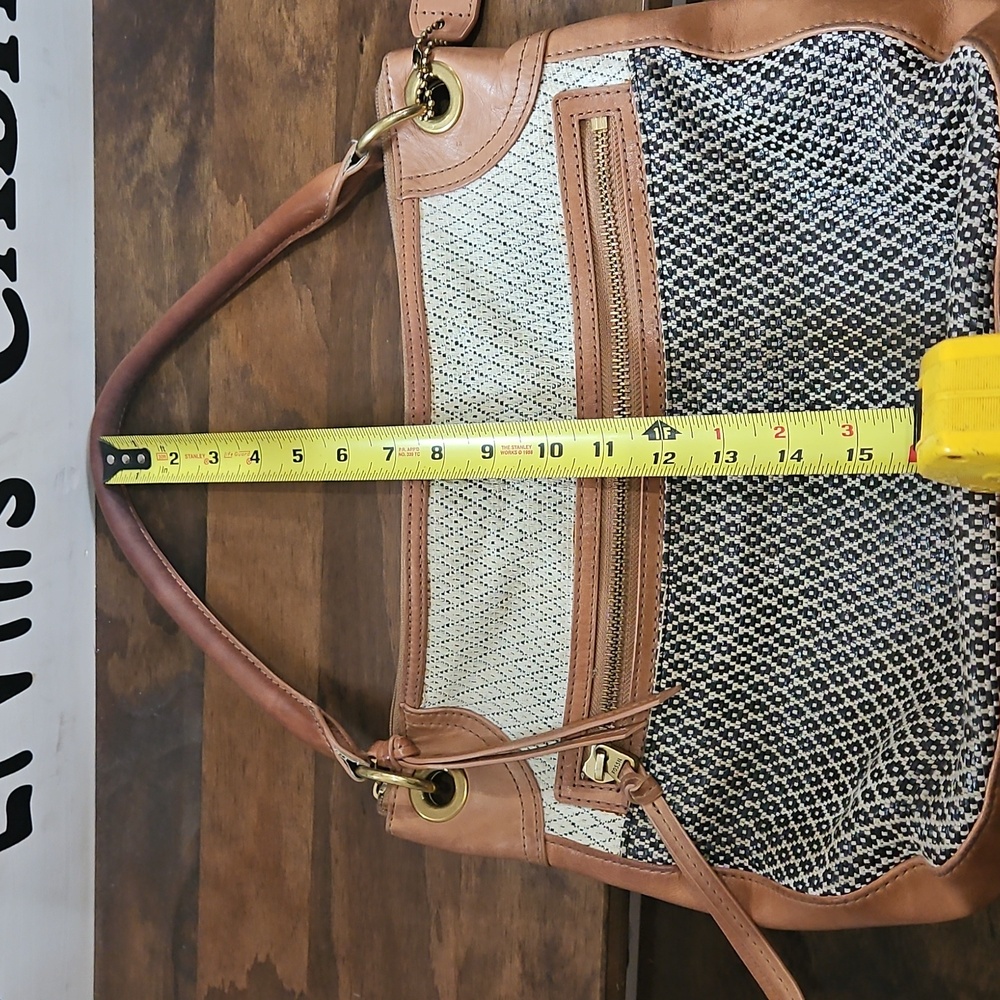Fossil Black and Tan Shoulder Bag - Picture 14 of 14